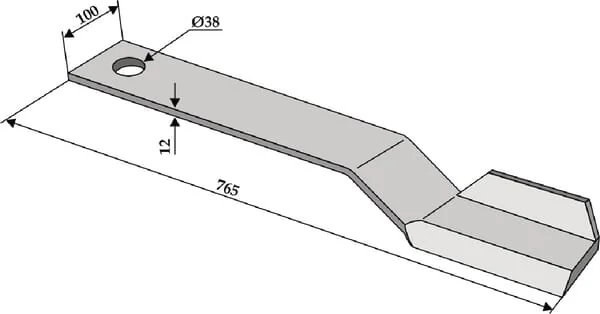 Non Branded - 7770719N - Topper-Schneidmesser Links 765