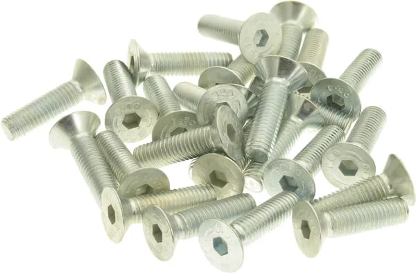 Non Branded - 79916888 - Senkkopfschraube DIN7991 M6x8 Stahl Verzinkt 8.8 Kramp
