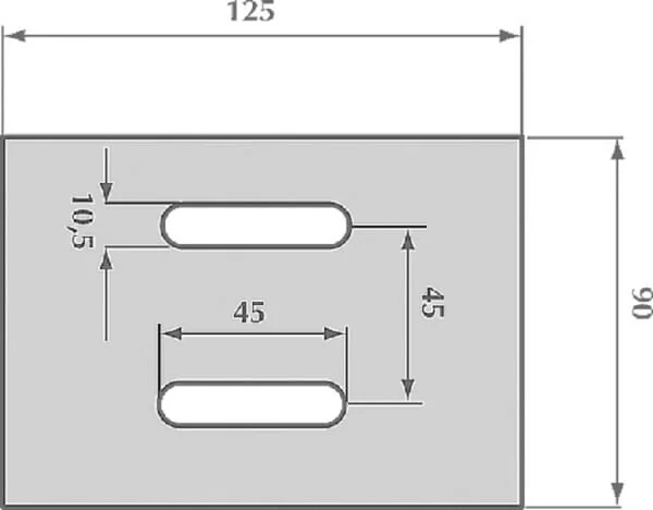 Non Branded - AB038003 - Schaber 90x125mm Frost