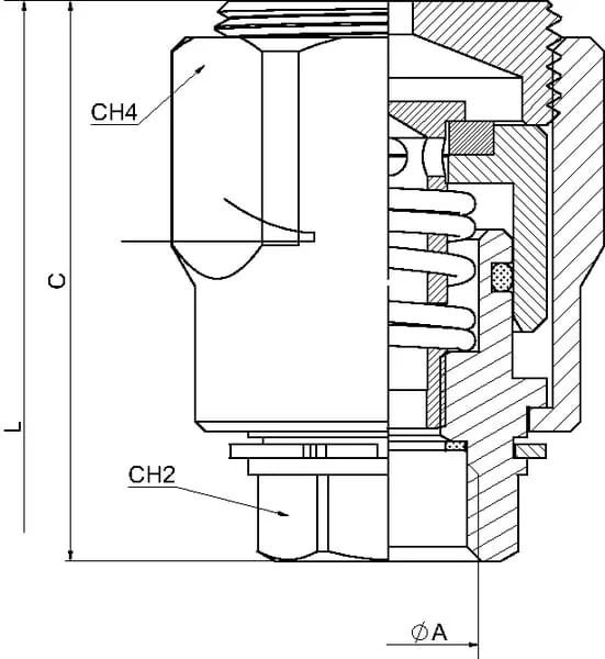 Non Branded - AGRF12D18 - Bremsanlage Hülse M18x1.5-12L
