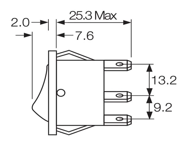 Non Branded - AL9TPN - Schalter Fuer Stopphebel ab 2012