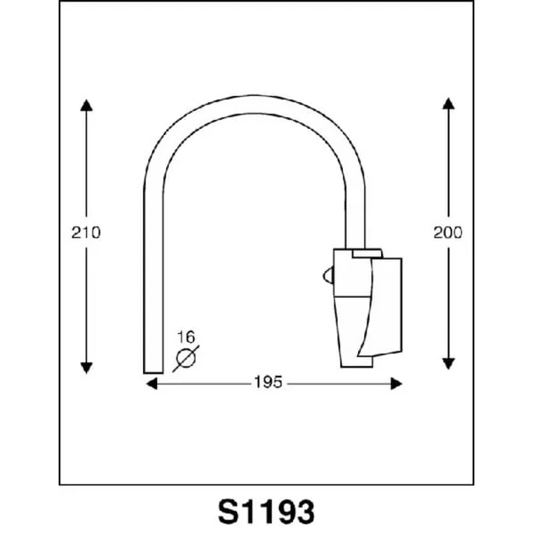 Non Branded - CA3001193 - Spiegelarm