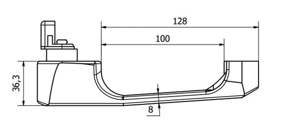 Non Branded - CA4045 - Verschluss Der Aussentuer Links/Rechts