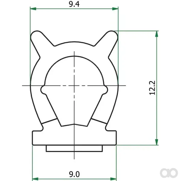 Non Branded - CA8959 - Glasgummi Aufklebbar