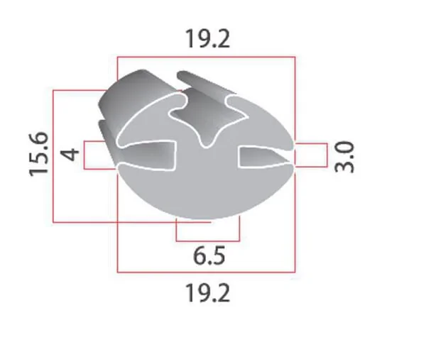 Non Branded - CA9551 - Glasgummi Typ H