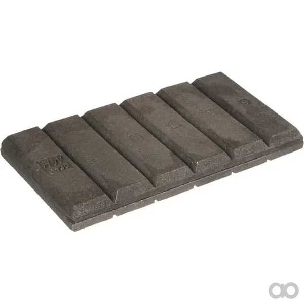 Non Branded - CCB24013023N - Verschleissstreifen Chocky-Bar 240x130x23mm Gekerbt