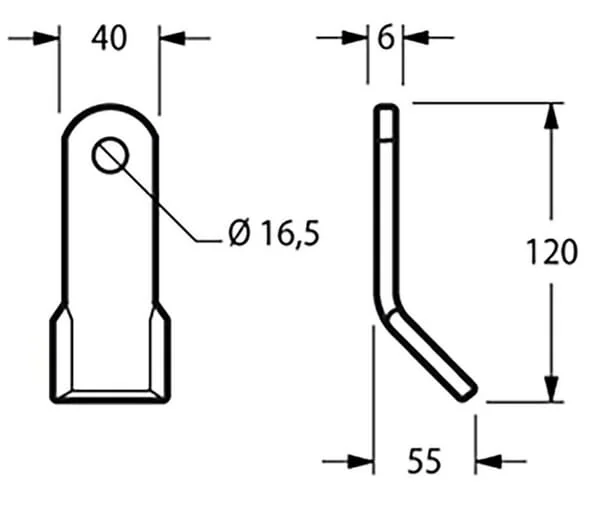 Non Branded - CK4800 - Mulchmesser 60x140 Procomas