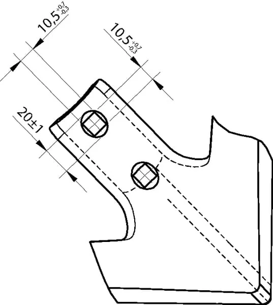 Non Branded - CP100304 - Entenfusspitze 175x6