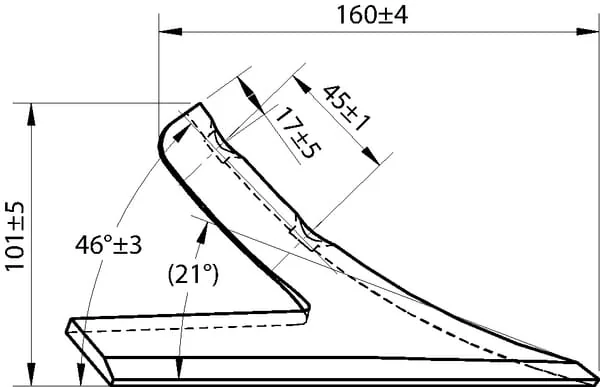 Non Branded - CP100304 - Entenfusspitze 175x6