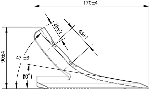 Non Branded - CP100309 - Entenfusspitze 200x6
