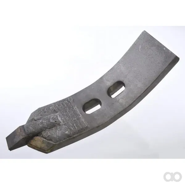Non Branded - CP509CN - Grubberschar 354x100x20mm, Gehaertet, Gebogen, 2-Loch, Geeignet Fuer Quivogne