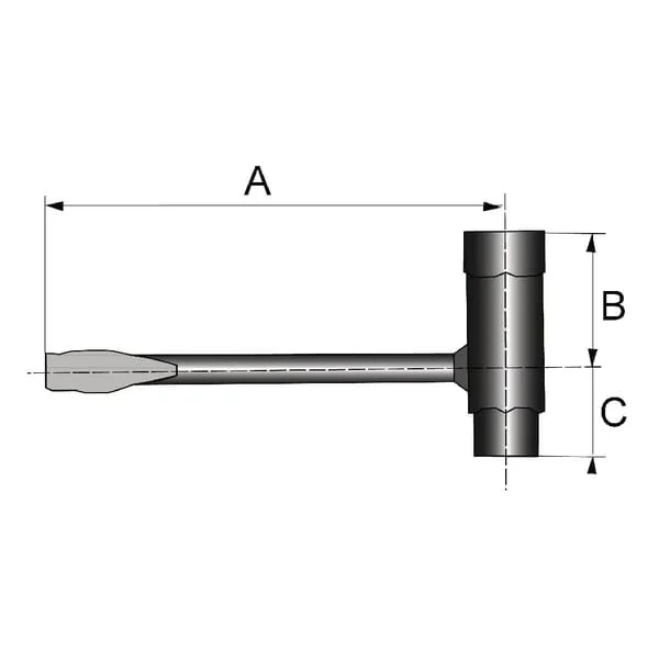 Non Branded - FGP015167 - Zuendkerzenschluessel 13/19 mm