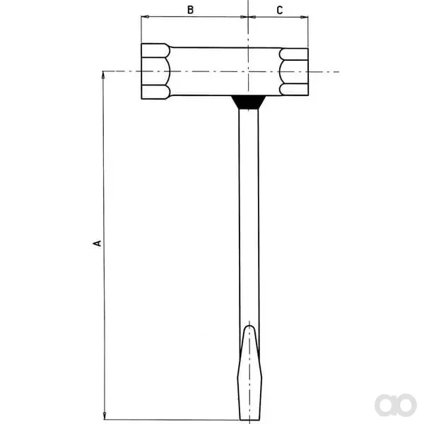 Non Branded - FGP015170 - Zuendkerzenschluessel 17/19 mm
