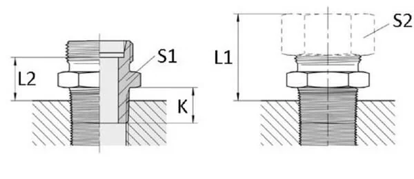 Non Branded - GEV6LLMK6 - Kupplung 6ll M6