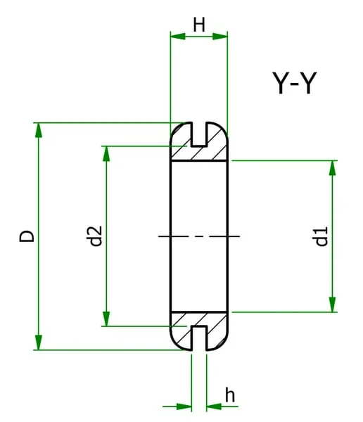 Non Branded - GR11178 - Oese 14,2 x 6,4