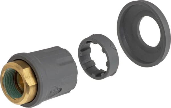Non Branded - HD200247410 - Kupplung ST-247 TR22 Innengewinde, Messing, Mit Schutzkappe