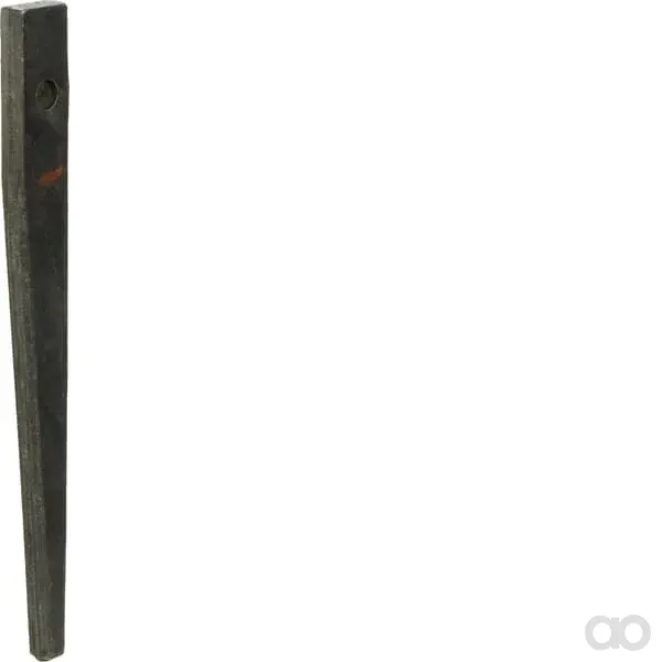 Non Branded - KE0702 - Messer für Kreiselegge Links/Rechts, Länge 390 mm, Geeignet für Kuhn