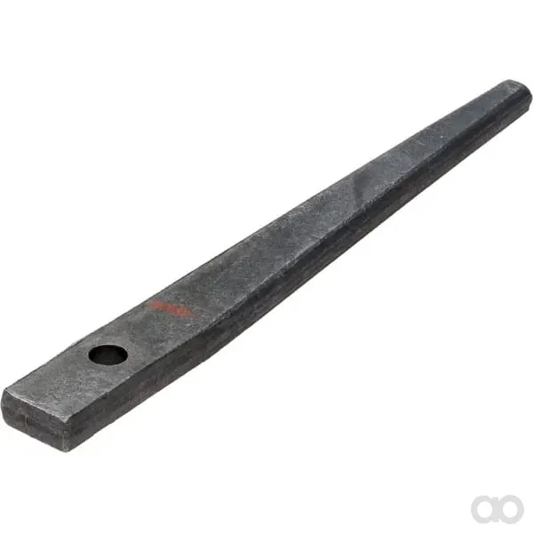 Non Branded - KE0702 - Messer für Kreiselegge Links/Rechts, Länge 390 mm, Geeignet für Kuhn
