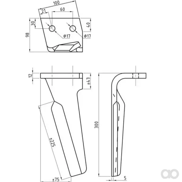 Non Branded - KE1271 - Zinken Alpego D01271 Links