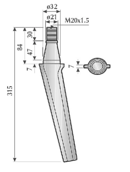 Non Branded - KE1462 - Kreiseleggen-Messer Links/Rechts, Laenge 315 mm, Geeignet fuer Remac