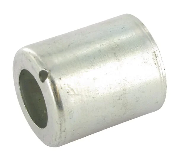 Non Branded - KL070407 - Muffe Fuer Klimaanlagenschlauch Diameter 29x35mm DN18 Stahl / Verzinkt / Weiss Passiviert