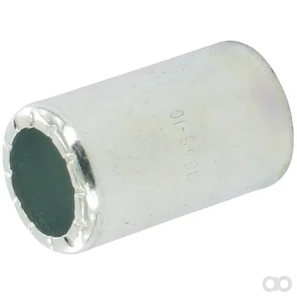 Non Branded - KL070706 - Muffe Fuer Klimaanlagenschlauch Diameter 20x35mm DN15,5 Stahl / Verzinkt / Weiss Passiviert