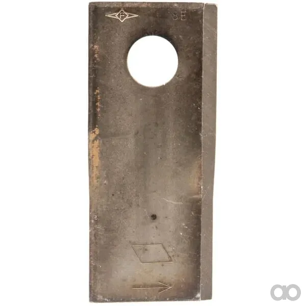 Non Branded - KM13800061N - Maehwerk-Messer Links 114x48x4mm, Bohrung Diameter 19mm; Geeignet Fuer Vicon