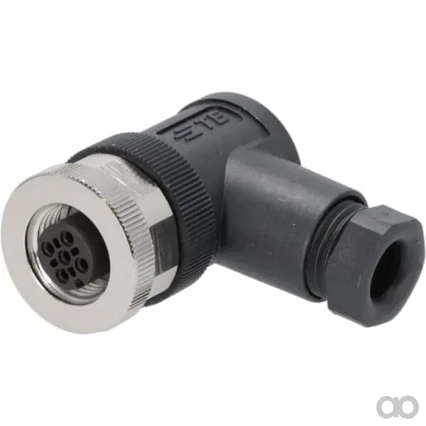 Non Branded - M1204FE90A - Stecker 4-Pol. Buchse M12 Code-A, 90 Grad