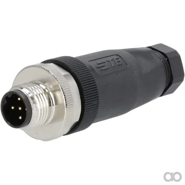 Non Branded - M1205MA18B - Stecker 5 Pol. Stecker M12 Code-B
