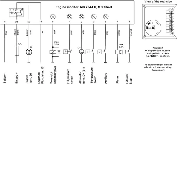 Non Branded - MB704H - Motoralarm