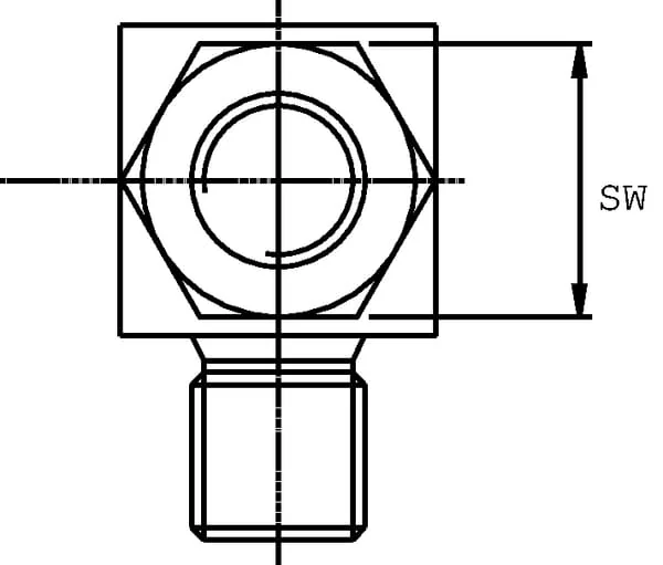 Non Branded - MM9016K - 90° Bogen Aussengewinde BSP 1"