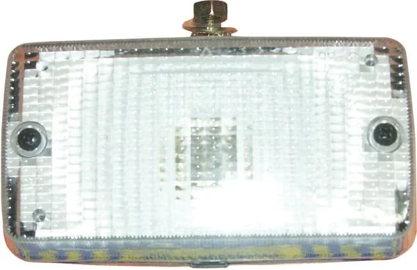 Non Branded - TOR4521 - Rueckfahrscheinwerfer Rechteckig, Rot/Transparent, Angeschraubt – Hinten