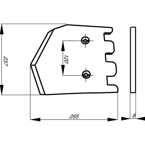 Non Original - 08900357N - Teilung Rechts Grimme