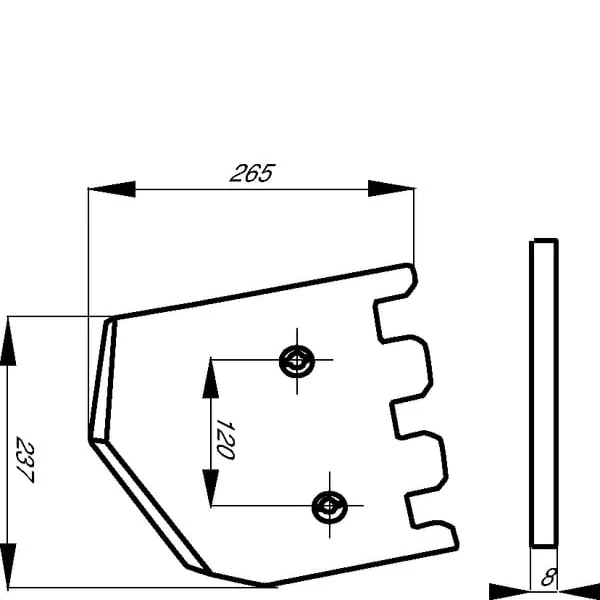 Non Original - 08900358N - Teilung Links Grimme