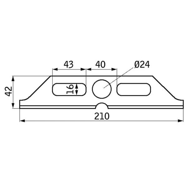 Non Original - 257110N - Verschleissblech