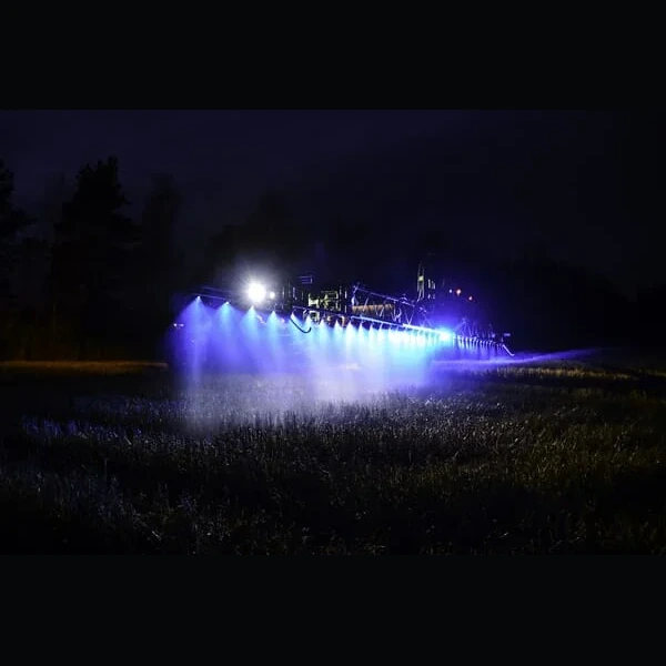 Nordic Lights - 984801B - Arbeitsleuchte LED, 42W, 400lm, Quadratisch, 12/24V, Blau, Aufschraubbar, Deutsch 2-Polig, Spot, 10 LEDs, Scorpius 400 Blue Nordic Lights