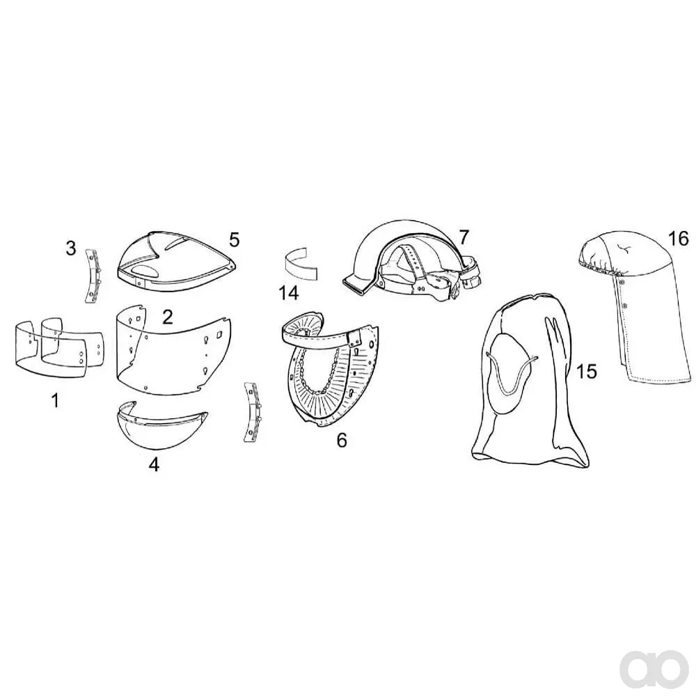 North by Honeywell - A114106 - Helm Airhood Junior A VL