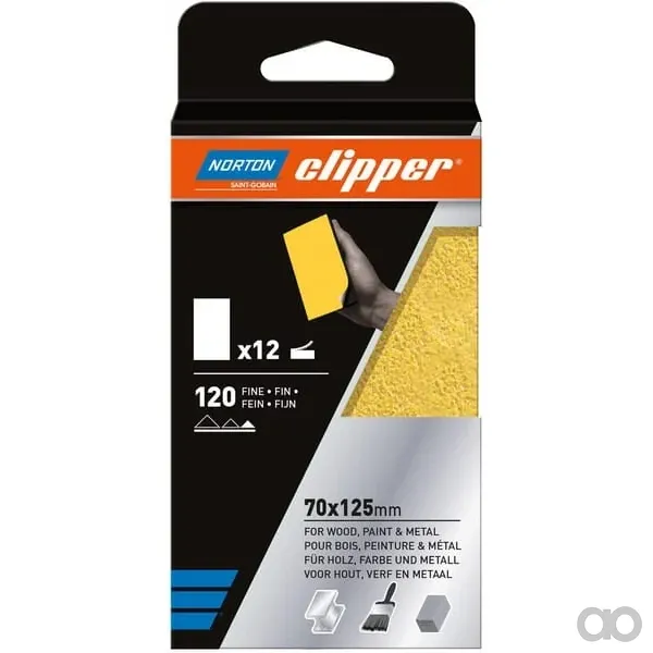 Norton - 66261131059 - Schleifpapier 70x125mm K120