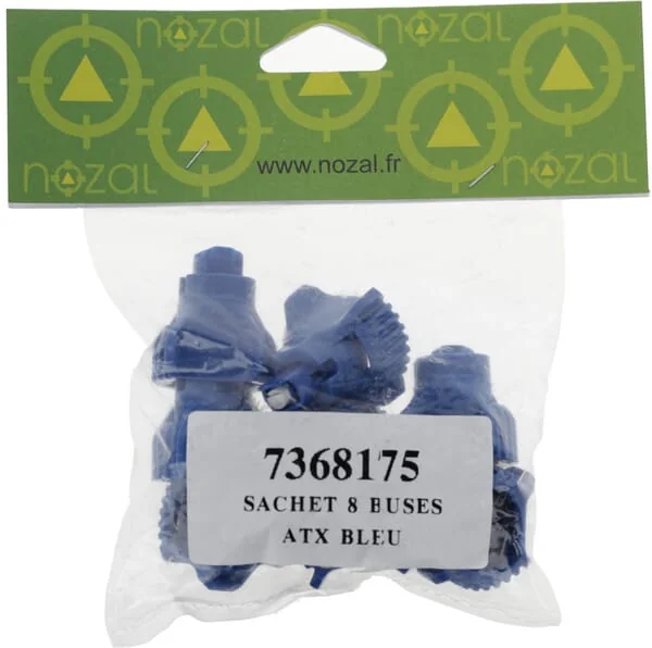 Nozal - ATX12003P008 - Luftinjektionsduesensatz (8 Stk.) ATX 120° 03 Blau