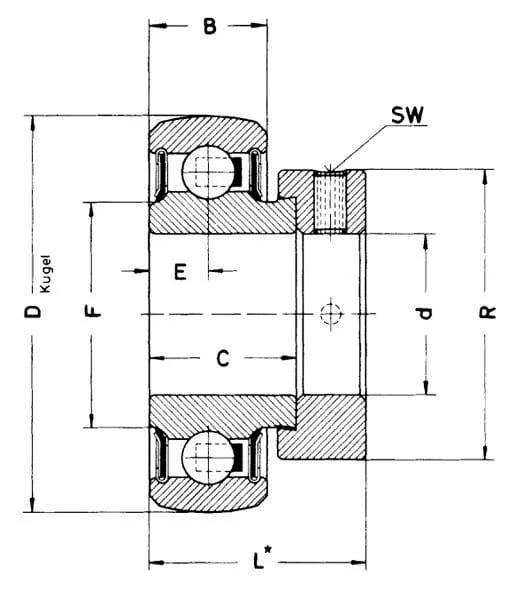 NSK - NWB00821 - Kugellager-Einsatz
