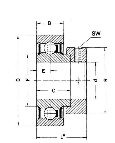 NSK - NWB00884 - Kugellager-Einsatz
