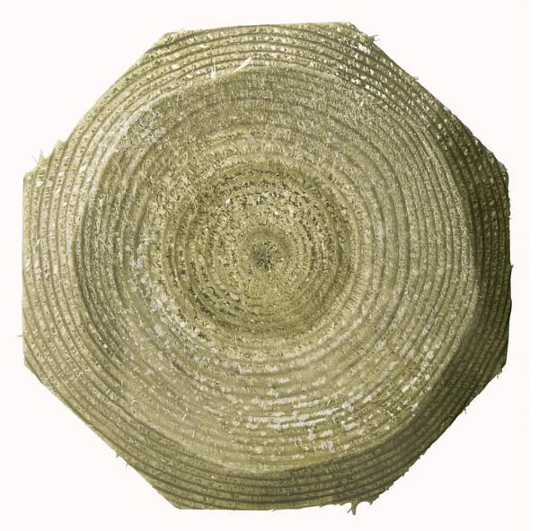 Octo Wood - 1666260618 - Zaunpfosten Aus Holz 180 cm x Durchmesser 60 mm Octo Wood