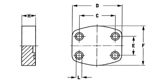 Oleo Tecnica - AFC316 - Flansch SAE 3000PSI 1 BSP