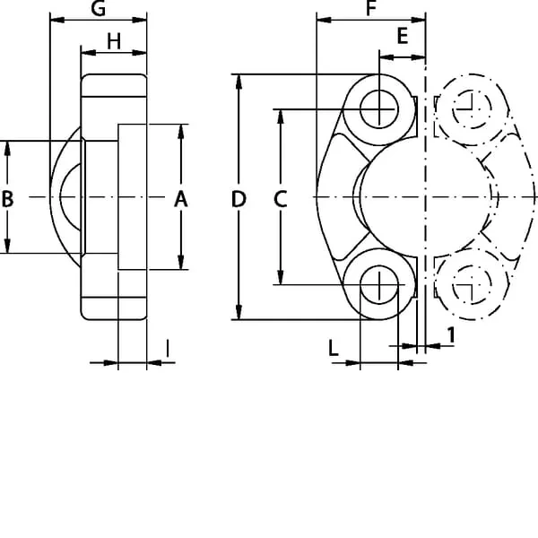 Oleo Tecnica - AFH320 - Geteilter Flansch SAE