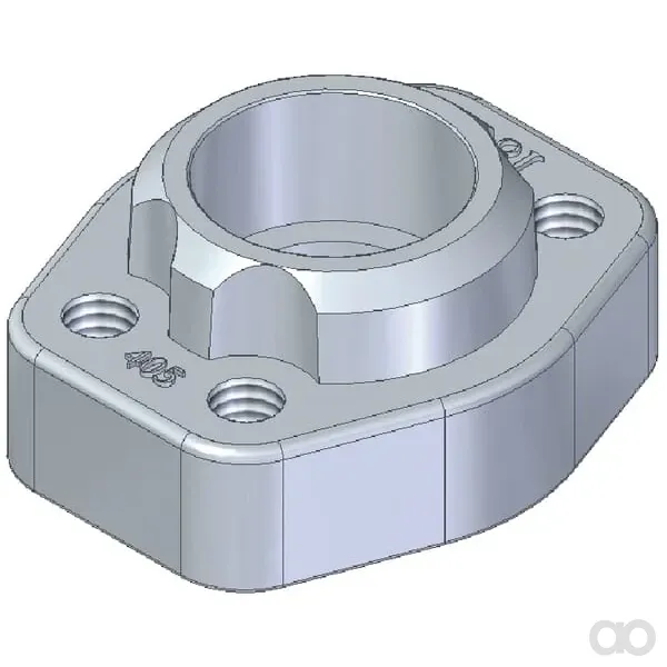 Oleo Tecnica - GFW608SM20M - Metrischer Aufschweissgegenflansch SAE