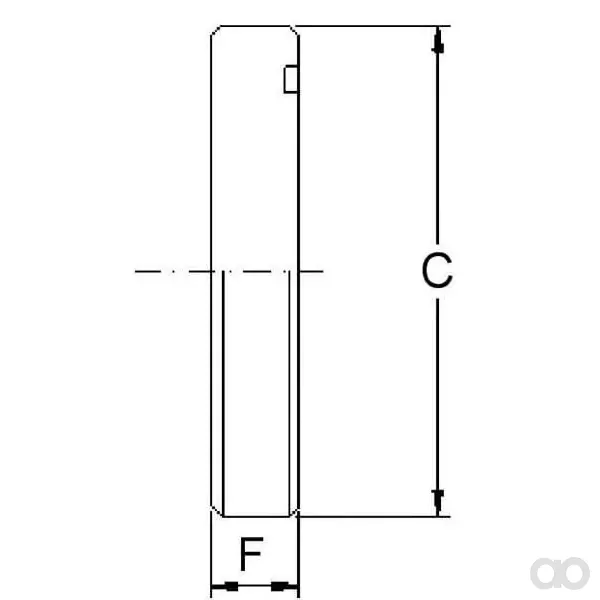 Oleo Tecnica - SFS308STC - Blindflansch SAE 3000 1/2"