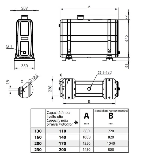 OMFB - V1GRBS12520 - Tank 200l 645x280 RC-Montagesatz