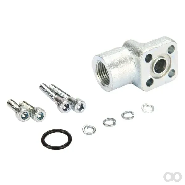 OMT - 1GQ08ST - Flanschbogen Stahl 1/2