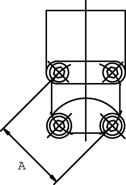 OMT - 3GB16 - Flanschbogen 1