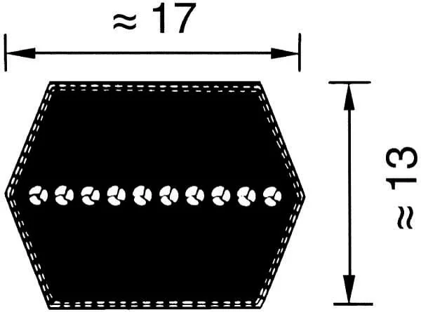 Optibelt - HBB3030 - Doppelkeilriemen